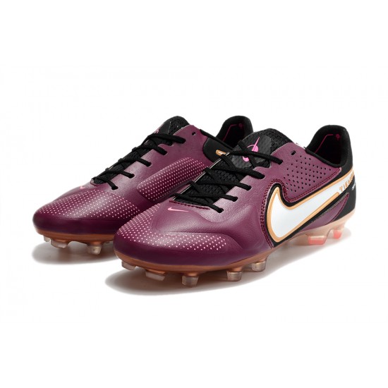 Kopačky Nike Tiempo Legend 9 Elite FG Low-Top Nachový Hnědý