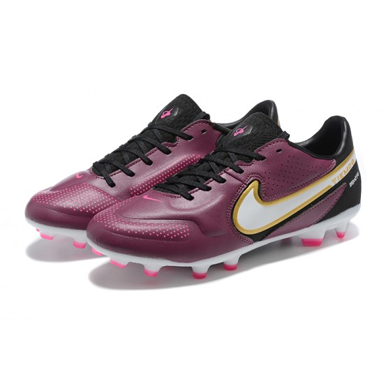 Kopačky Nike Tiempo Legend 9 Elite FG Low-Top Nachový Bílý