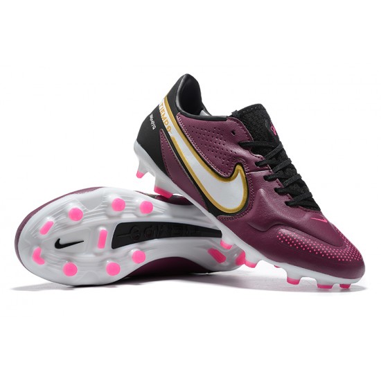 Kopačky Nike Tiempo Legend 9 Elite FG Low-Top Nachový Bílý