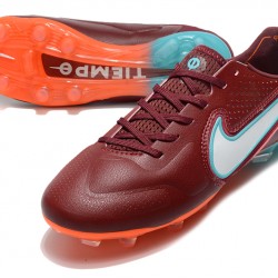 Kopačky Nike Tiempo Legend 9 Elite FG Low-Top Červené Modrý