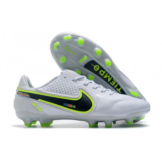 Kopačky Nike Tiempo Legend 9 Elite FG Low-Top Bílý Zelená