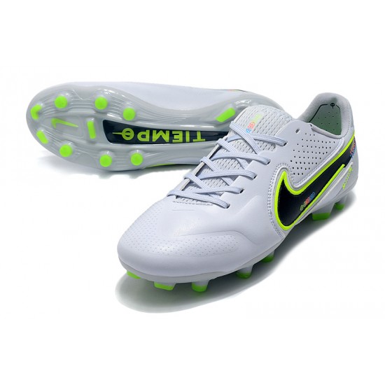 Kopačky Nike Tiempo Legend 9 Elite FG Low-Top Bílý Zelená