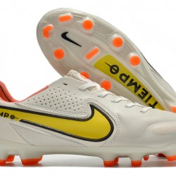 Kopačky Nike Tiempo Legend 9 Elite FG Low-Top Bílý Oranžovýý