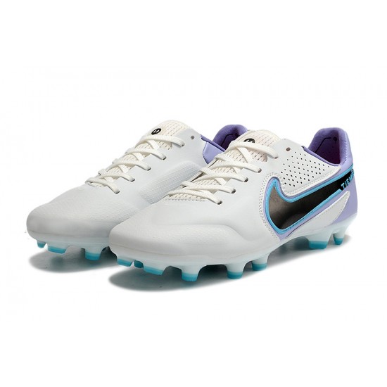 Kopačky Nike Tiempo Legend 9 Elite FG Low-Top Bílý Nachový Modrý