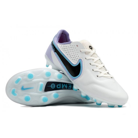 Kopačky Nike Tiempo Legend 9 Elite FG Low-Top Bílý Nachový Modrý