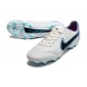 Kopačky Nike Tiempo Legend 9 Elite FG Low-Top Bílý Nachový Modrý