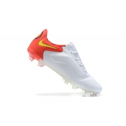 Kopačky Nike Tiempo Legend 9 Elite FG Oranžovýý Žlutý Černá Bílý Low-top