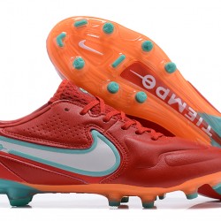 Kopačky Nike Tiempo Legend 9 Elite FG Červené Oranžovýý Bílý Zelená Low-top