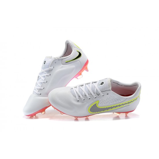 Kopačky Nike Tiempo Legend 9 FG LightOranžovýý Zelená Žlutý Low-top