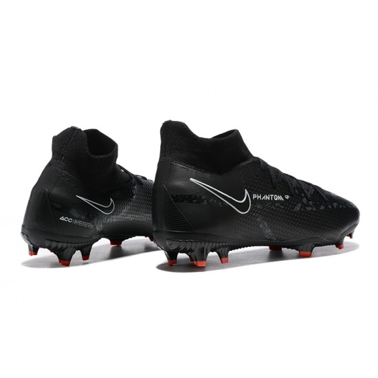 Kopačky Nike Phantom GT Elite Dynamic Fit FG High-top Černá Červené