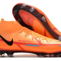 Kopačky Nike Phantom GT Elite Dynamic Fit FG High-top Oranžovýý Červené