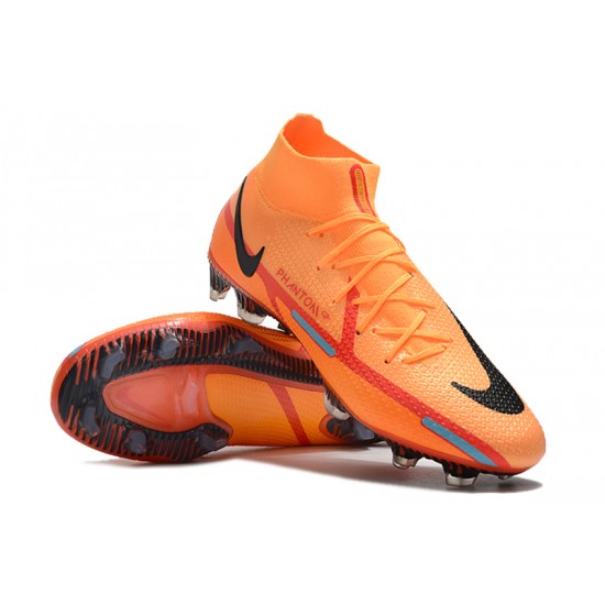 Kopačky Nike Phantom GT Elite Dynamic Fit FG High-top Oranžovýý Červené