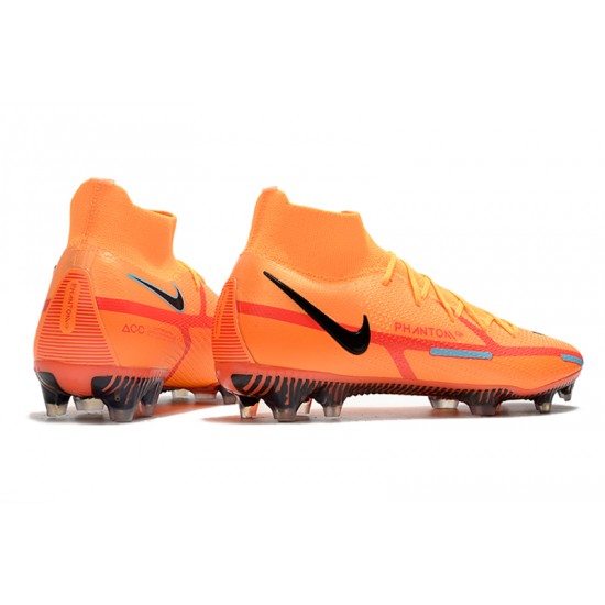 Kopačky Nike Phantom GT Elite Dynamic Fit FG High-top Oranžovýý Červené