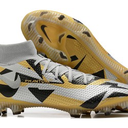 Kopačky Nike Phantom GT Elite Dynamic Fit FG High-top Sliver Zlato