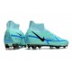 Kopačky Nike Phantom GT Elite Dynamic Fit FG High-top Turqoise Modrý