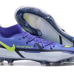 Kopačky Nike Phantom GT2 Dynamic Fit Elite FG Modrý Žlutý Bílý High-top