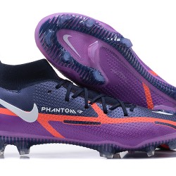 Kopačky Nike Phantom GT2 Dynamic Fit Elite FG Nachový Oranžovýý Černá Bílý High-top