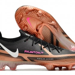 Kopačky Nike Phantom GT Elite FG Low-top Černá Hnědý