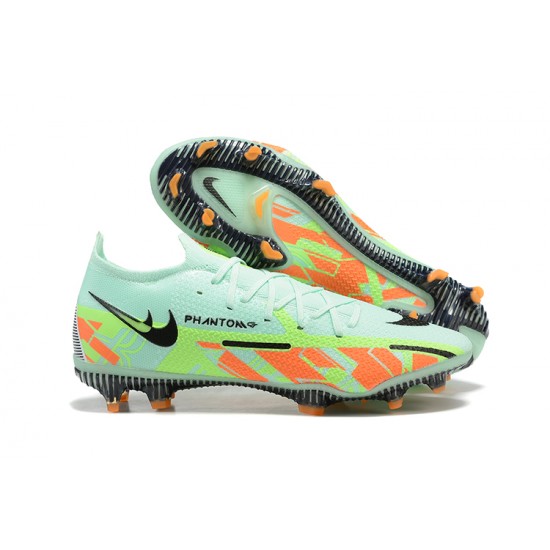 Kopačky Nike Phantom GT2 Elite FG LightZelená Oranžovýý Černá Žlutý Low-top