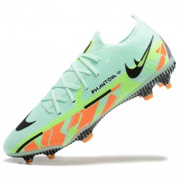 Kopačky Nike Phantom GT2 Elite FG LightZelená Oranžovýý Černá Žlutý Low-top