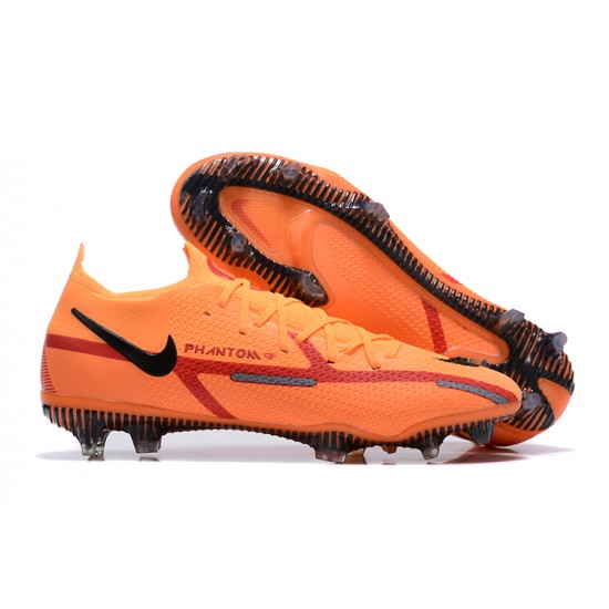 Kopačky Nike Phantom GT2 Elite FG Oranžovýý Černá Červené Low-top