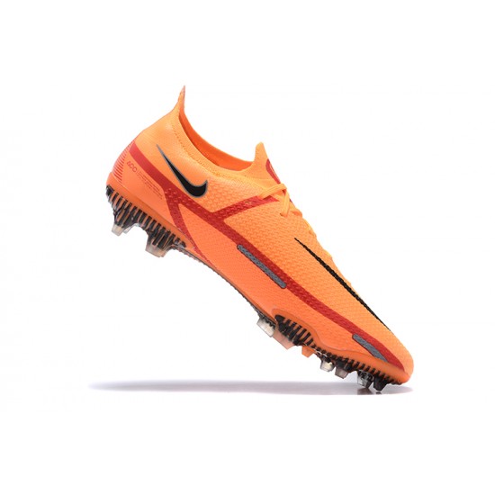 Kopačky Nike Phantom GT2 Elite FG Oranžovýý Černá Červené Low-top