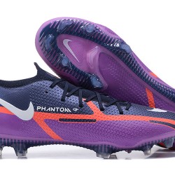 Kopačky Nike Phantom GT2 Elite FG Bílý Oranžovýý Žlutý Černá Nachový Low-top