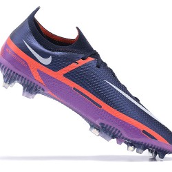 Kopačky Nike Phantom GT2 Elite FG Bílý Oranžovýý Žlutý Černá Nachový Low-top