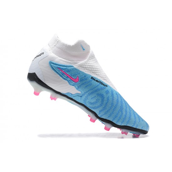 Kopačky Nike Phantom GX Elite FG Černá LightModrý Růžový High-top