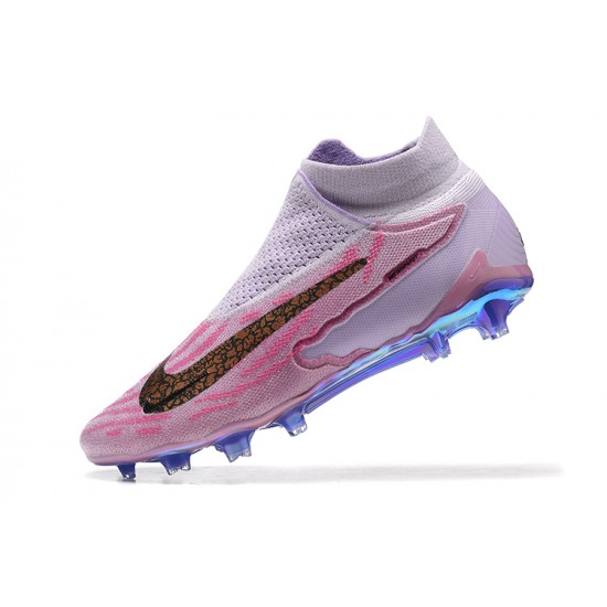 Kopačky Nike Phantom GX Elite FG Černá LightNachový Růžový Zelená High-top