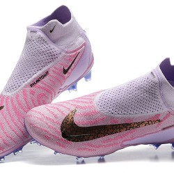 Kopačky Nike Phantom GX Elite FG Černá LightNachový Růžový Zelená High-top