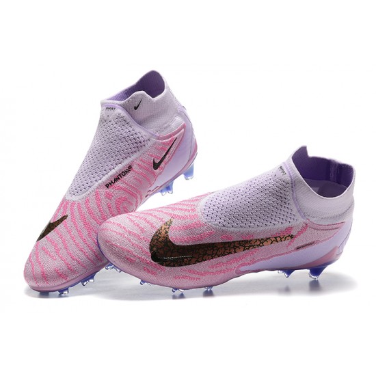 Kopačky Nike Phantom GX Elite FG Černá LightNachový Růžový Zelená High-top