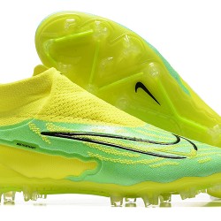 Kopačky Nike Phantom GX Elite FG Černá LightŽlutý Zelená High-top