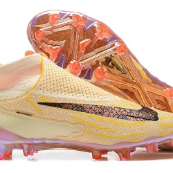 Kopačky Nike Phantom GX Elite FG Černá LightŽlutý Růžový High-top