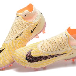 Kopačky Nike Phantom GX Elite FG Černá LightŽlutý Růžový High-top