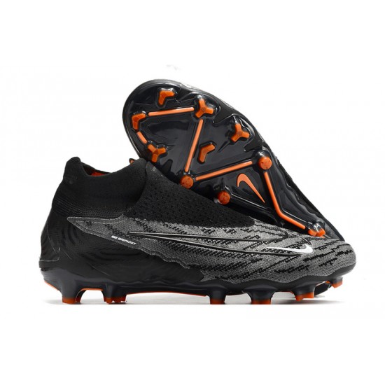 Kopačky Nike Phantom GX Elite FG Černá Oranžovýý