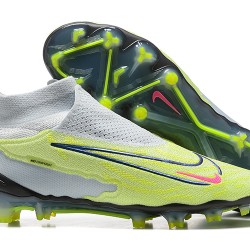 Kopačky Nike Phantom GX Elite FG Šedá Zelená High-top