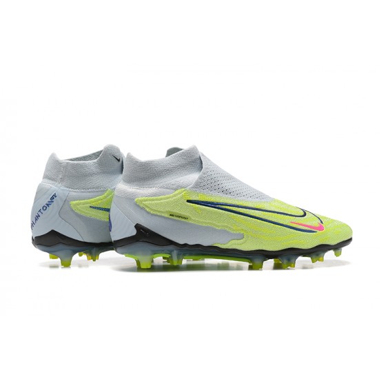 Kopačky Nike Phantom GX Elite FG Šedá Zelená High-top