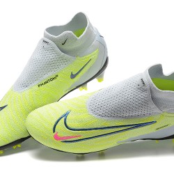 Kopačky Nike Phantom GX Elite FG Šedá Zelená High-top