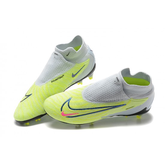 Kopačky Nike Phantom GX Elite FG Šedá Zelená High-top