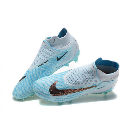 Kopačky Nike Phantom GX Elite FG Šedá LightModrý LightZelená High-top