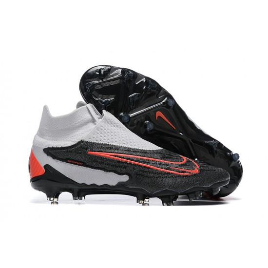 Kopačky Nike Phantom GX Elite FG Šedá Oranžovýý Černá High-top