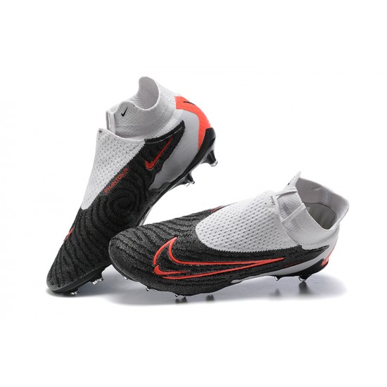 Kopačky Nike Phantom GX Elite FG Šedá Oranžovýý Černá High-top