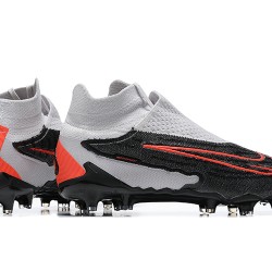 Kopačky Nike Phantom GX Elite FG Šedá Oranžovýý Černá High-top