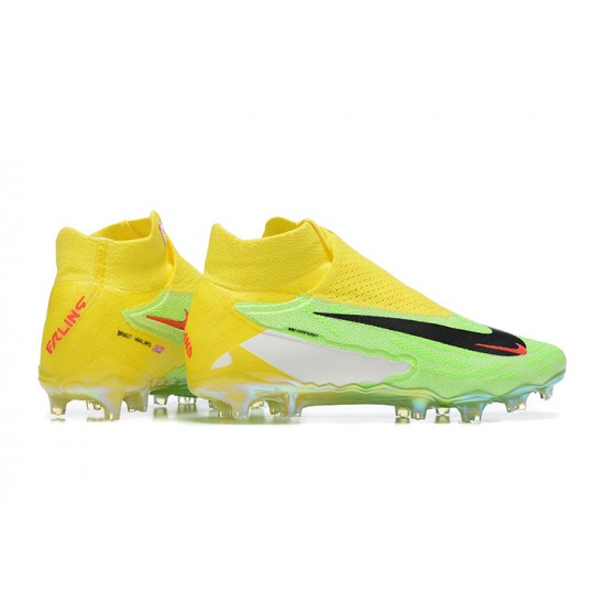 Kopačky Nike Phantom GX Elite FG Zelená Žlutý