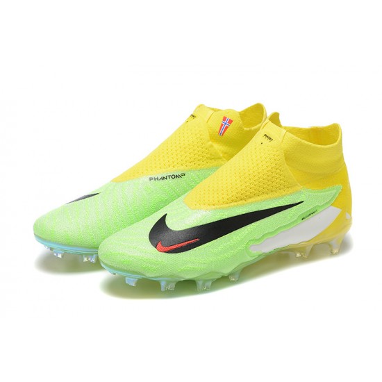 Kopačky Nike Phantom GX Elite FG Zelená Žlutý