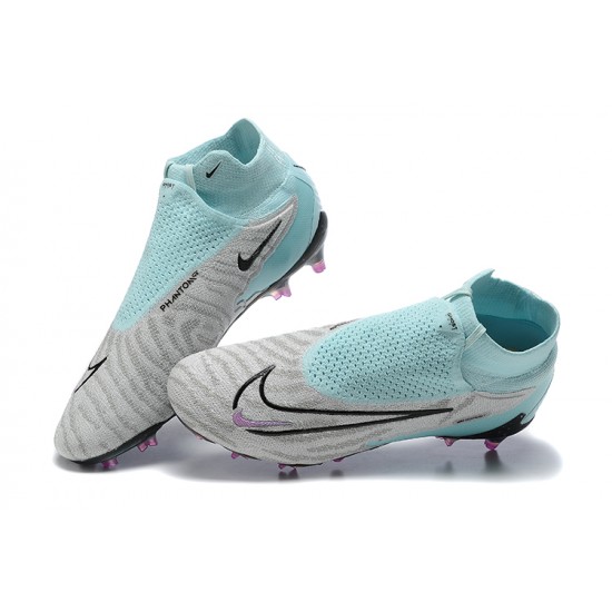 Kopačky Nike Phantom GX Elite FG LightModrý Šedá High-top