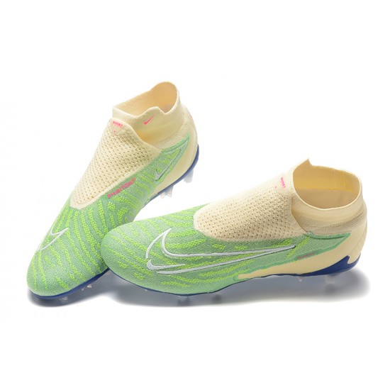 Kopačky Nike Phantom GX Elite FG LightZelená Béžový Modrý High-top