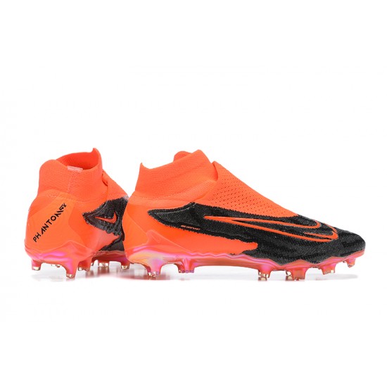 Kopačky Nike Phantom GX Elite FG LightOranžovýý Černá High-top