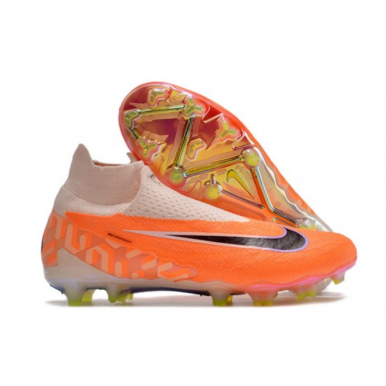 Kopačky Nike Phantom GX Elite FG Oranžovýý Bílý